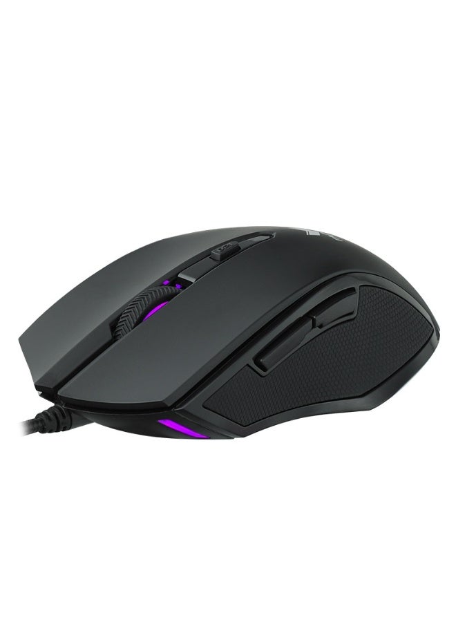 V20S Wired Gaming Mouse with Adjustable 200–6000 DPI Optical Sensor, 7 Programmable Buttons - Image 3